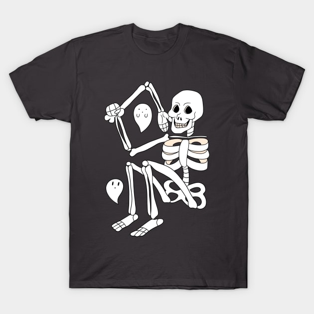 Silly Skeleton T-Shirt by saradaboru
